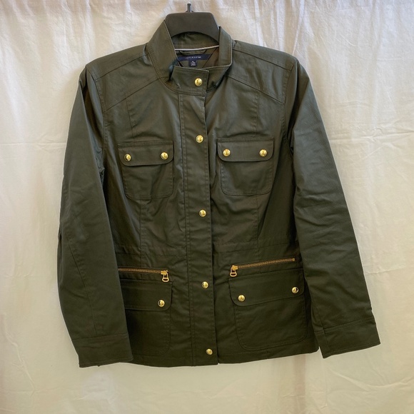 Tommy Hilfiger Waxed Cotton Canvas Jacket/Coat Womens Size: XL - Picture 3 of 13